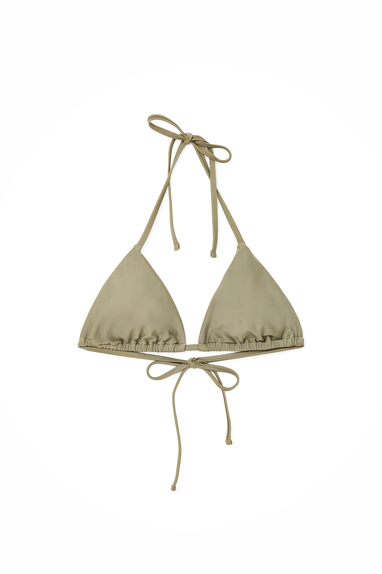 Gepolstertes Triangel-Bikini-Oberteil