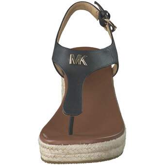 Michael Kors Laney Thong Keilsandale in schwarz