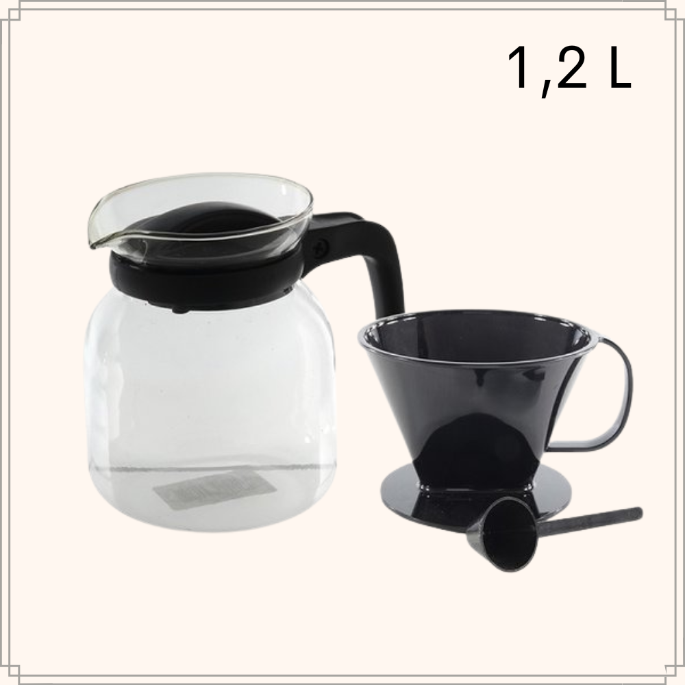 Orange85 1,2 Liter Kaffeekanne mit Filterhalter