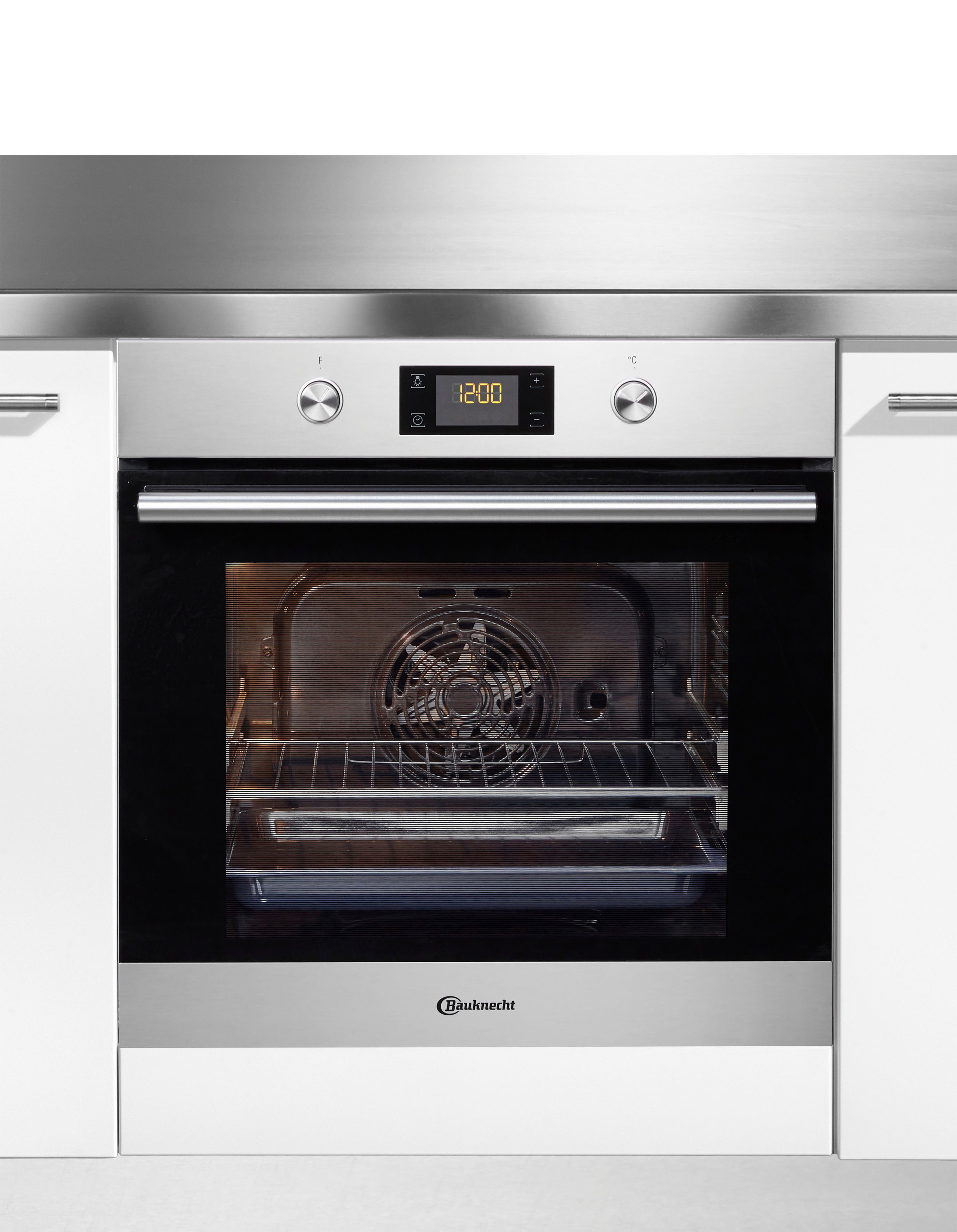 BAUKNECHT Backofen BAR2 KH8V2 IN, mit 2-fach-Teleskopauszug