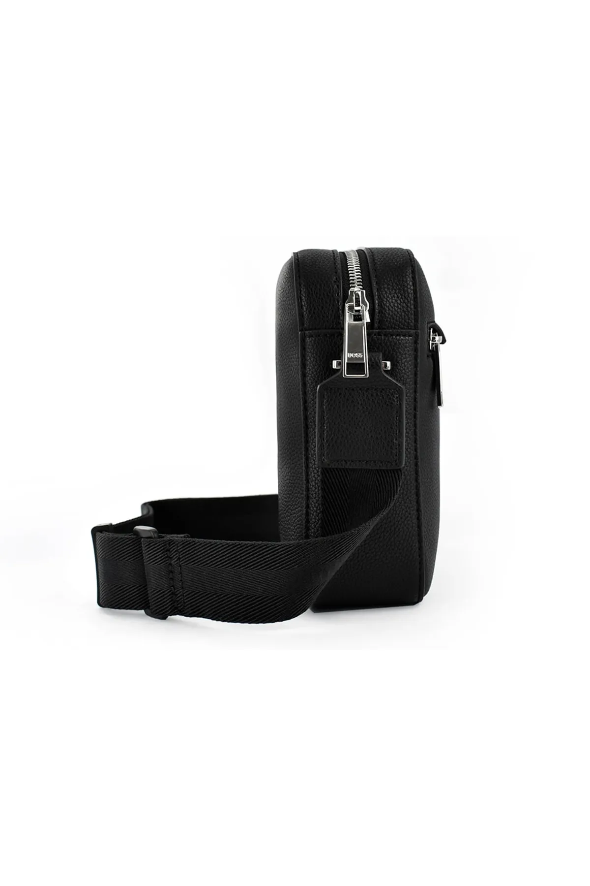 BOSS  Damen-Umhängetasche mit Logo und verstellbarem Riemen, Schwarz, 50490856-001