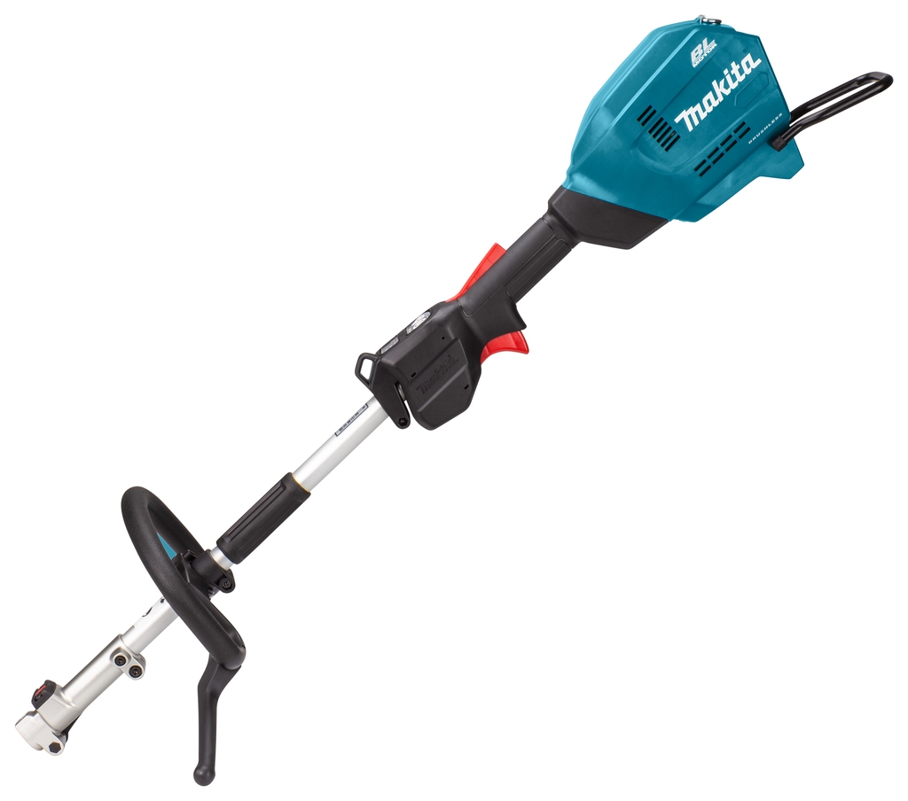 Makita UX01GZ01 40V Max XGT akumuliatorinė kombinuota sistema, D formos rankena + krūmapjovės (vielos galvutės) antgalis, be akumuliatorių ir įkroviklio