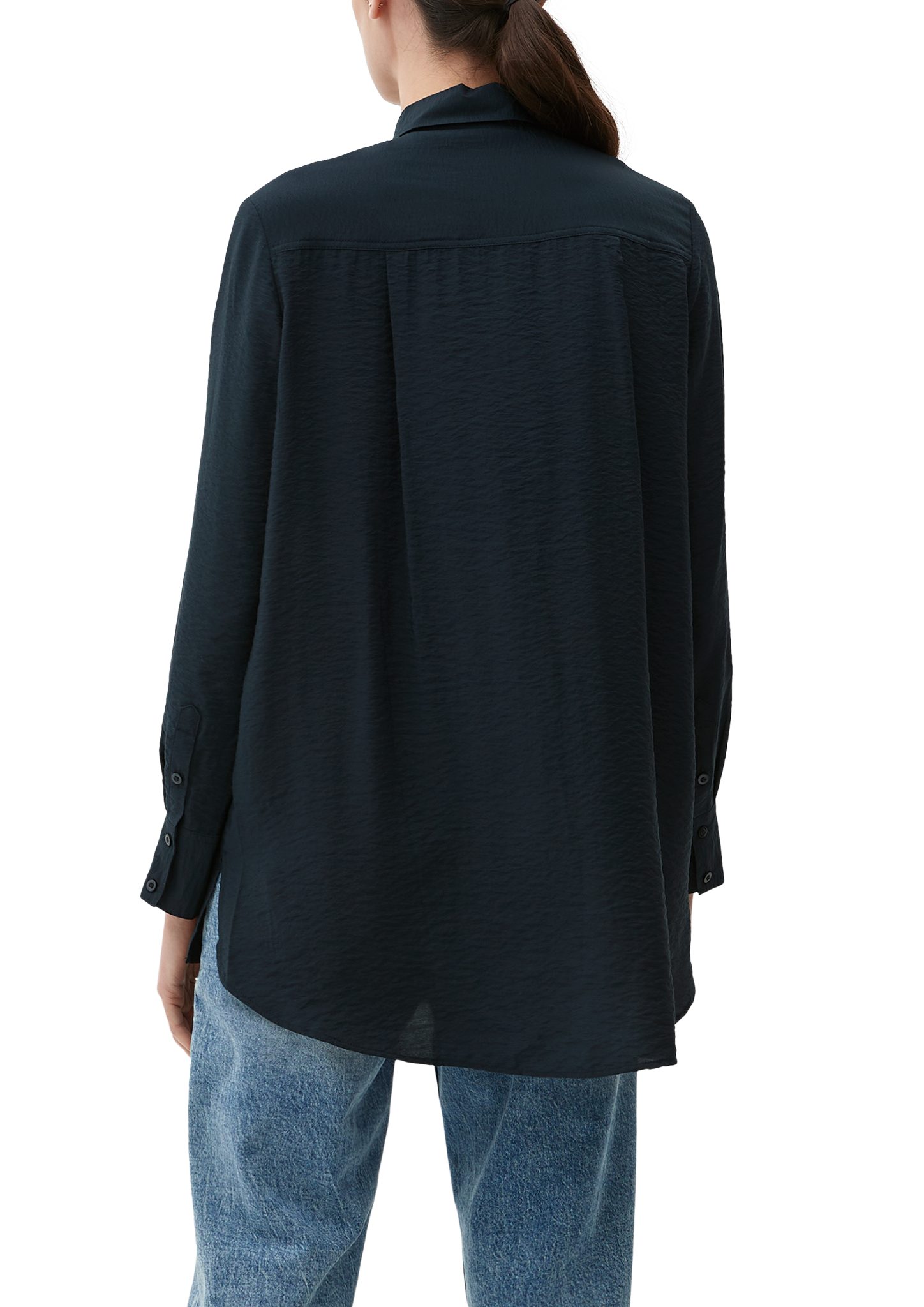 s.Oliver Langarmbluse Bluse aus Viskosemix
