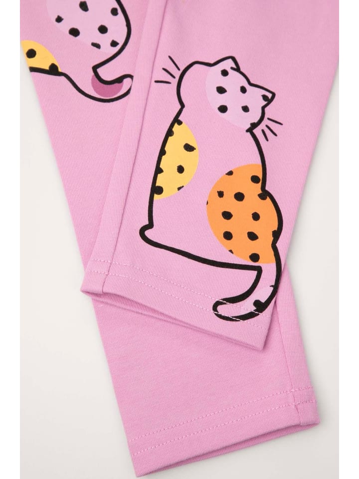 Coccodrillo Leggings mit langem Hosenbein  in rosa günstig kaufen