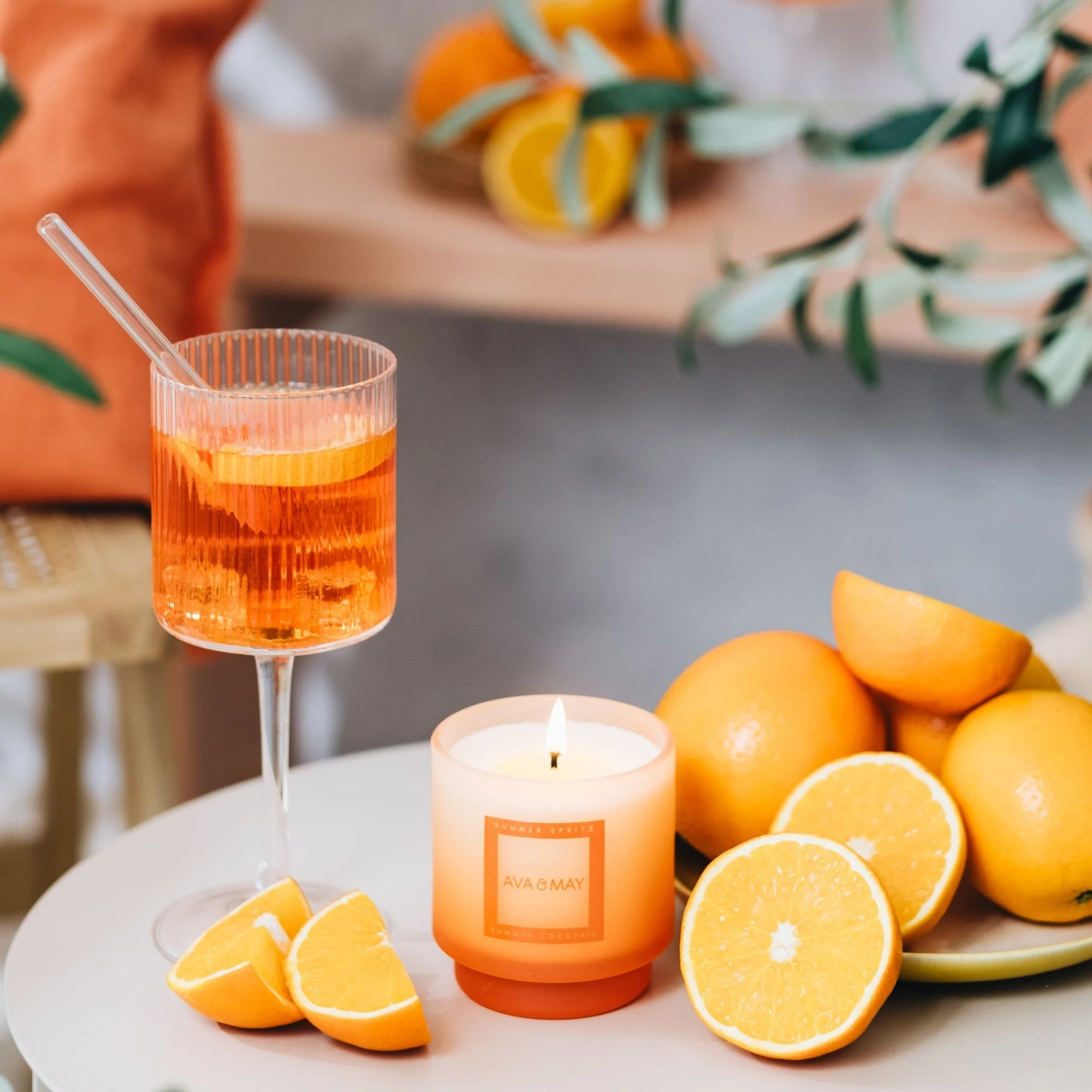 Sommer Spritz-lys - Duftlys