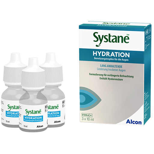 SYSTANE HYDRATION Benetzungstropfen für die Augen  3X10 ml  Augentropfen