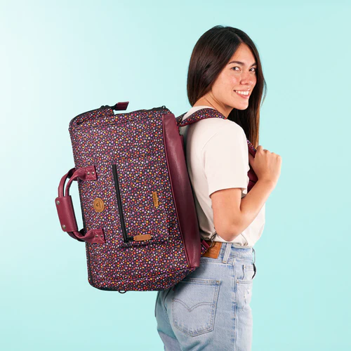 Duffle Adventurer Lausanne raspberry