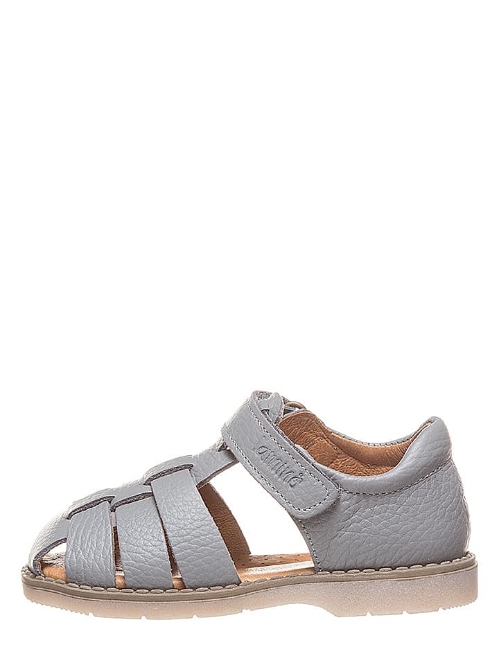 lamino Leder-Halbsandalen in Grau günstig kaufen 29