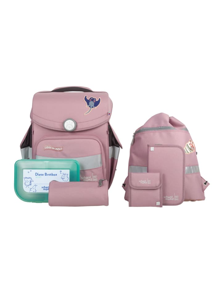 SCHOOL-MOOD Schulranzen-Set 6 tlg. GOT BAG Edition in calamary günstig kaufen onesize