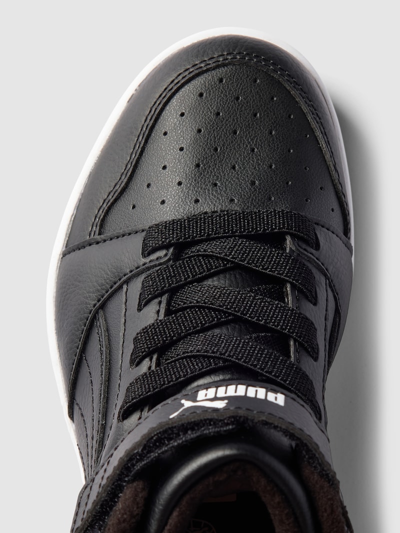 High Top Sneaker mit Label-Details Modell 'Rebound V6 Mid' in schwarz