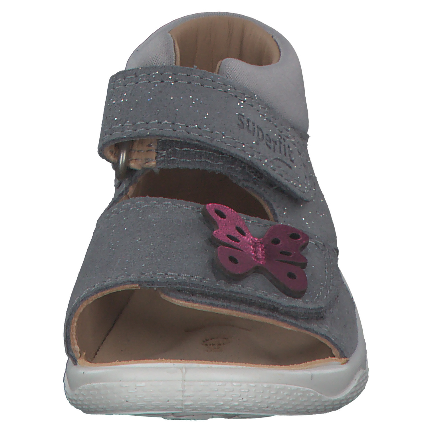 Superfit POLLY 600094, Sandalen (Kinder), Kinder, hellgrau