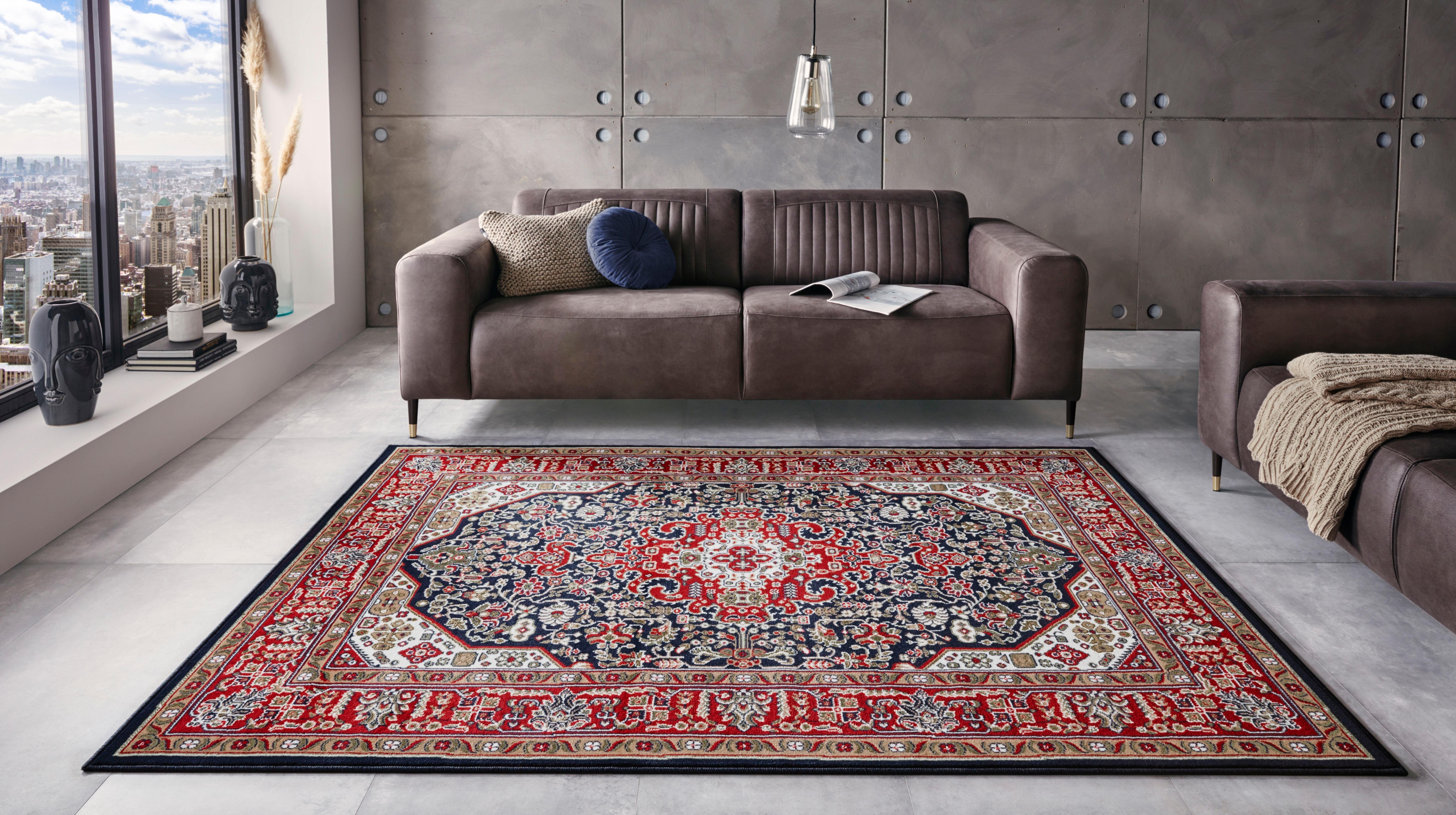 Läufer Skazar Isfahan, NOURISTAN, rechteckig, Höhe: 9 mm, Kurzflor, Orient, Teppich, Vintage, Esszimmer, Wohnzimmer, Flur