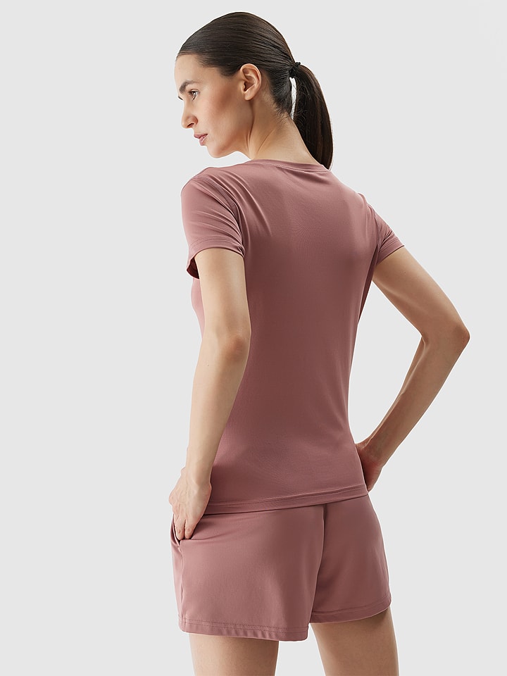 4F Trainingsshirt in Rosa günstig kaufen