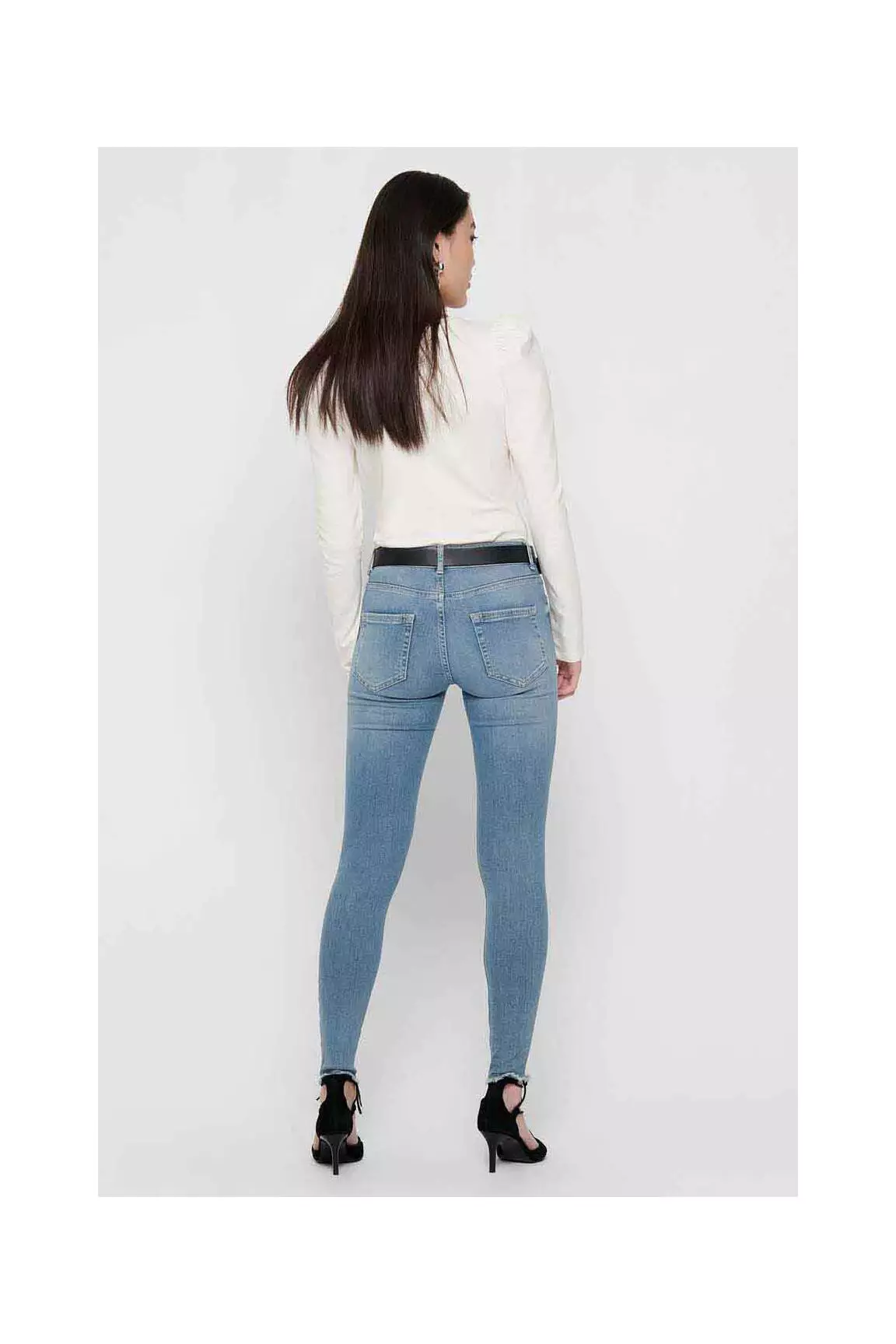 Only Jeans Skinny Femme couleur bleu