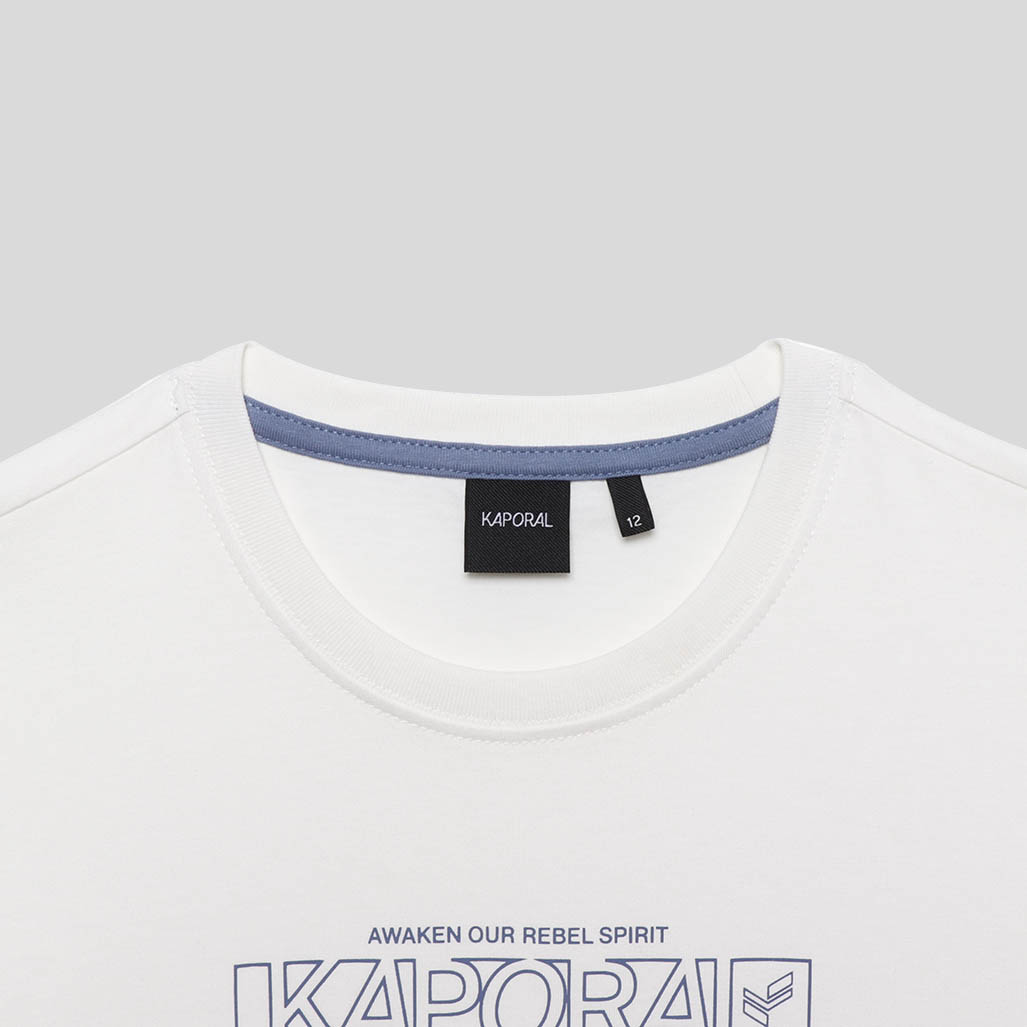 ORDO   T-shirt blanc Garçon 100% coton