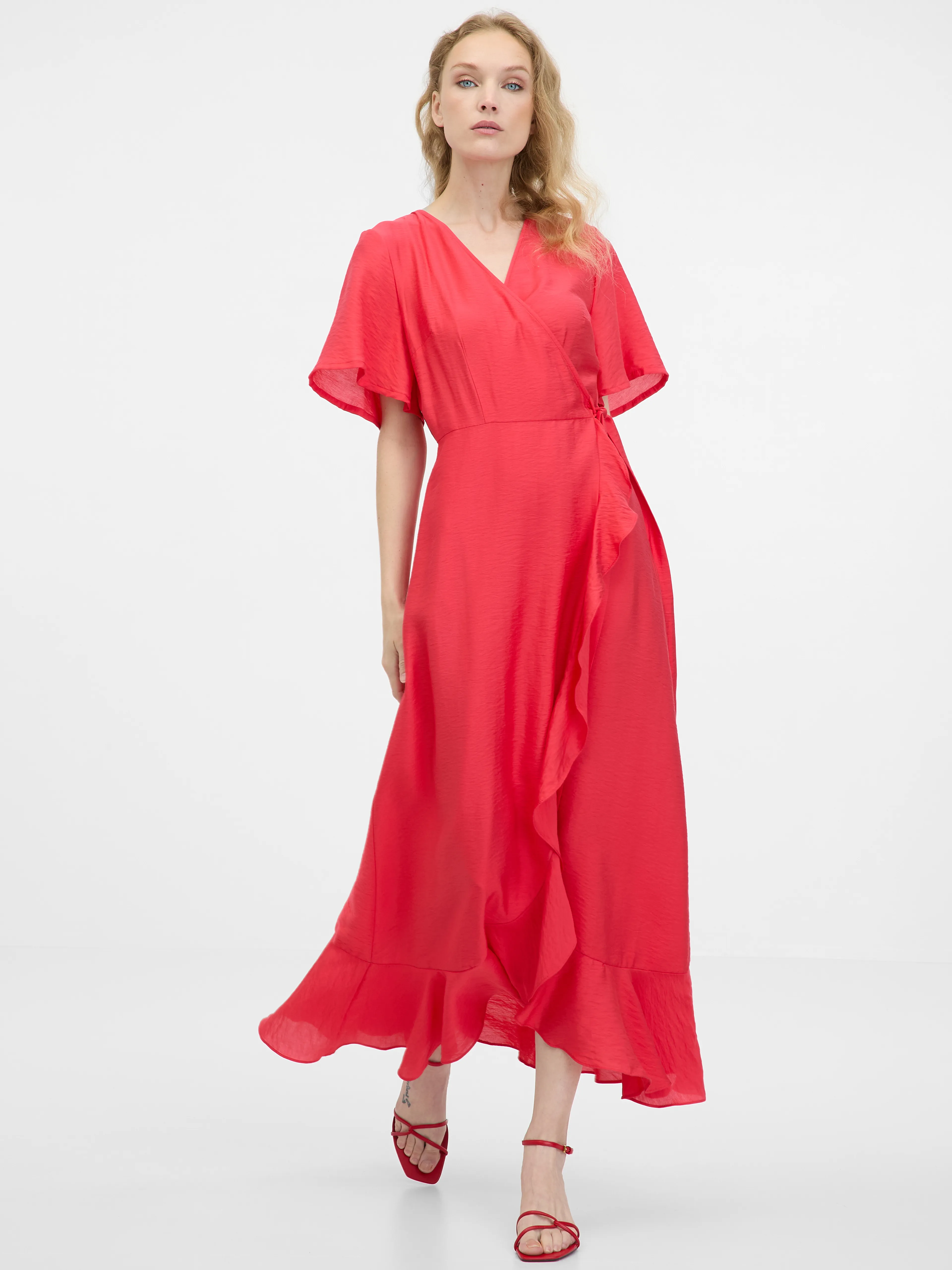 Rotes Damen Maxikleid ORSAY