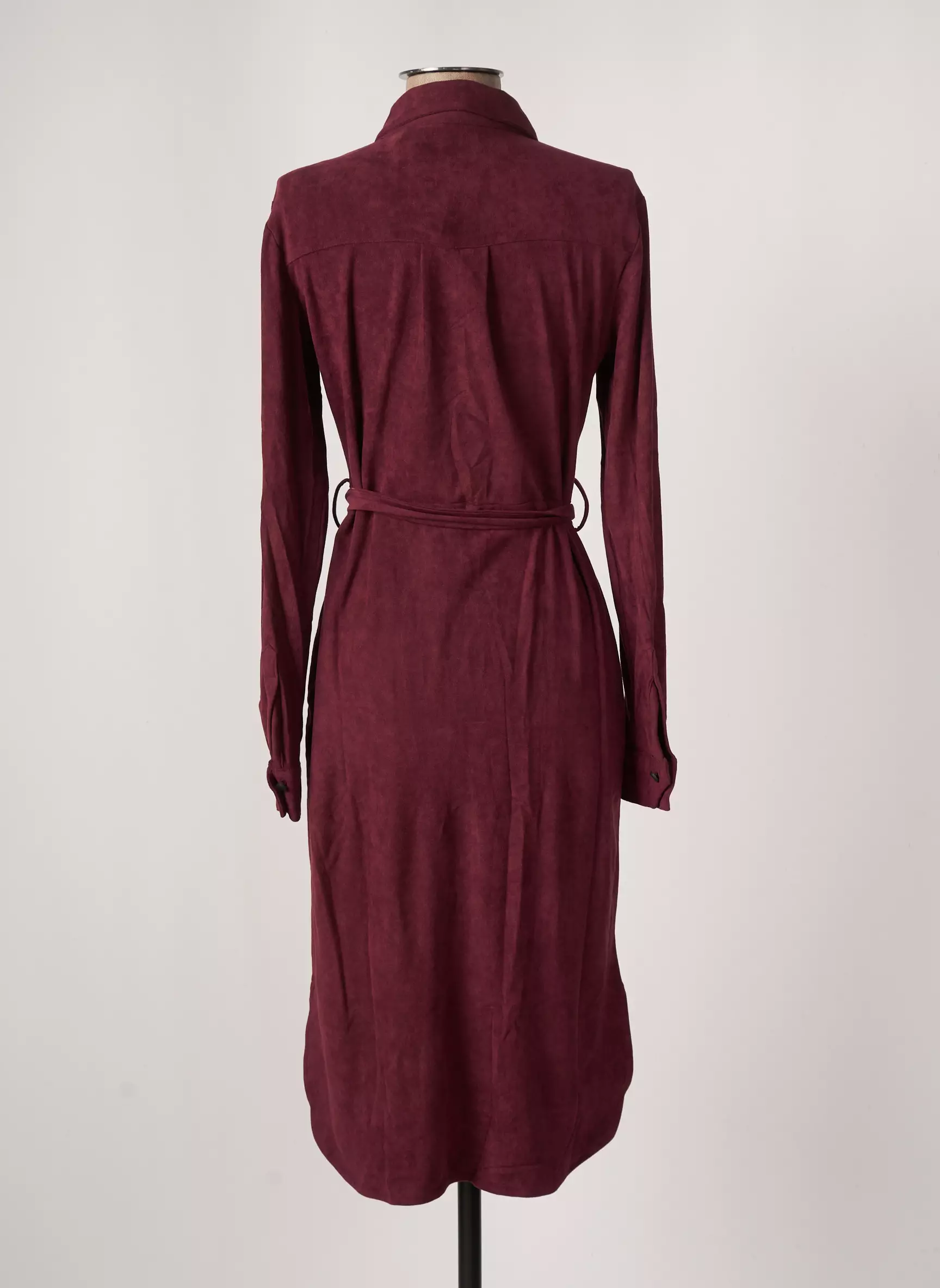 Lotfy Manner Robes Mi Longues Femme couleur rouge