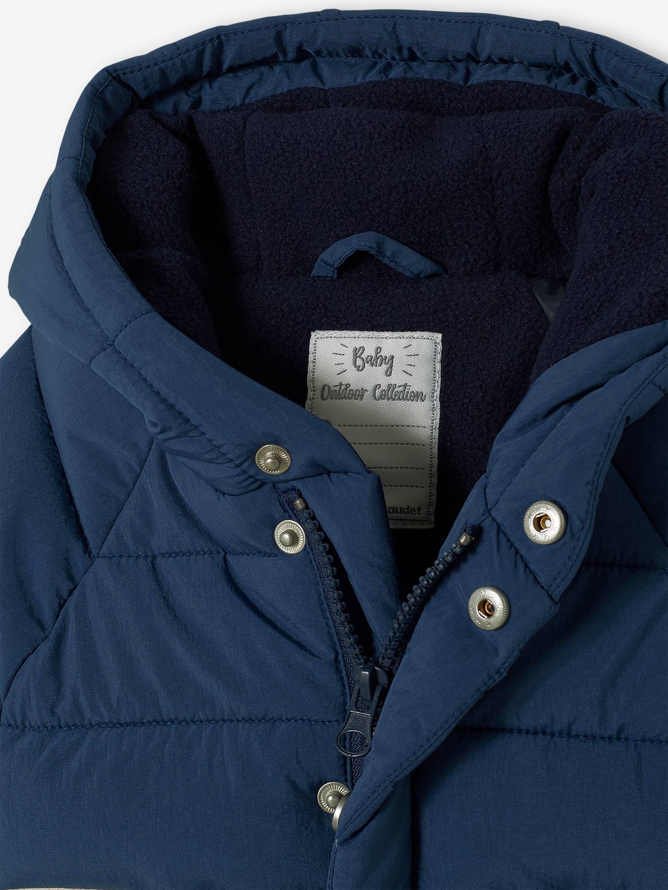 Vertbaudet Warme Baby Steppjacke mit Recyclingmaterial - marine