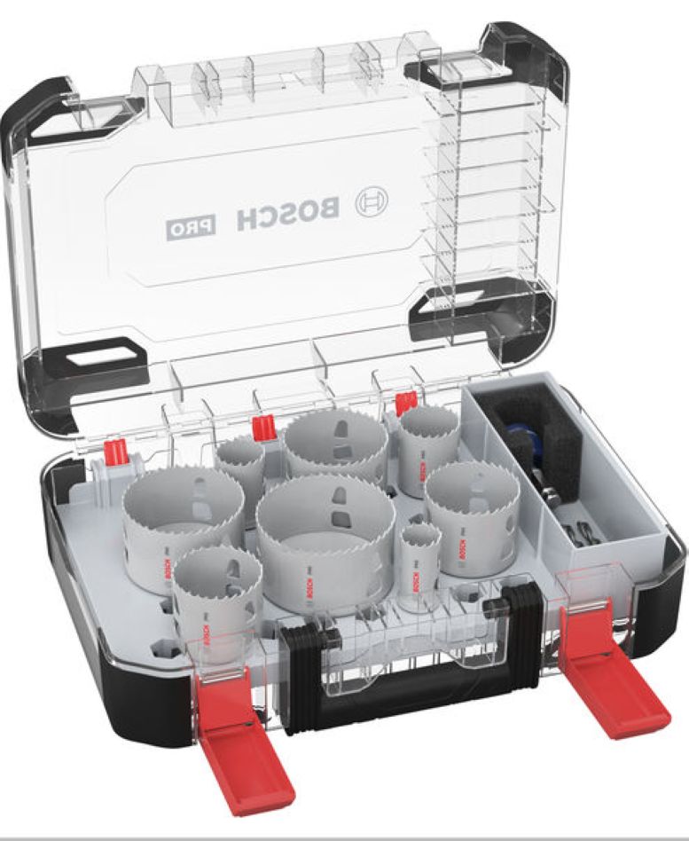 Bosch Blue Accessories 2608594430 PRO Multi Material PC Plus Lochsägen-Set 11-teilig