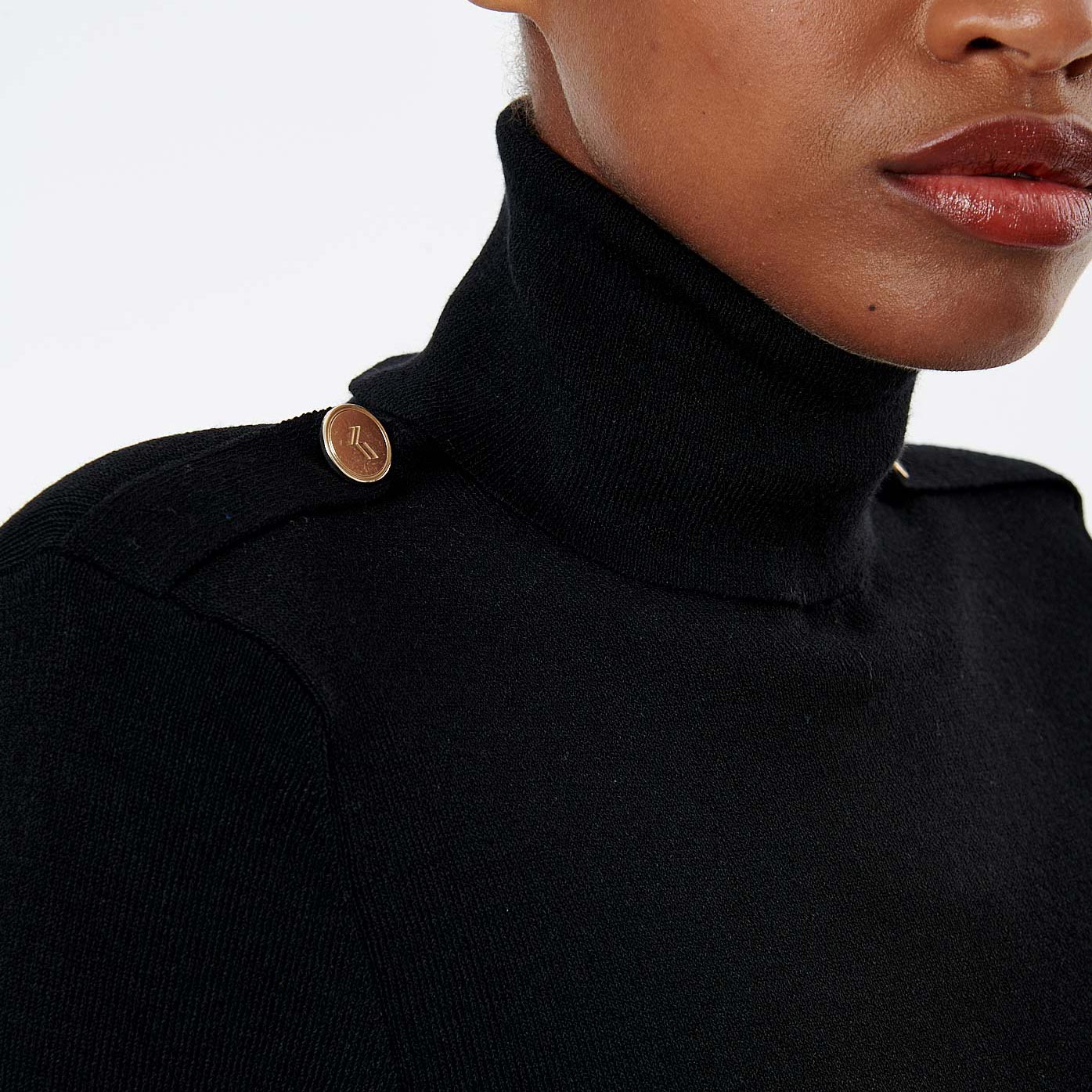 LEZAR  Pull noir femme