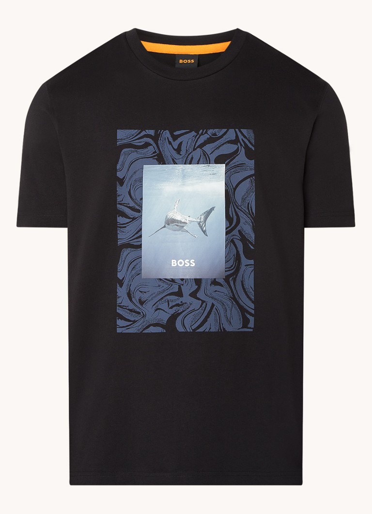 Tricou cu imprimeu HUGO BOSS Te Tucan