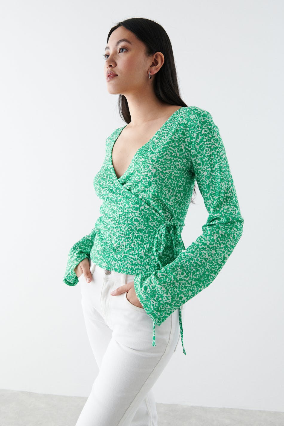 Naomi wrap top