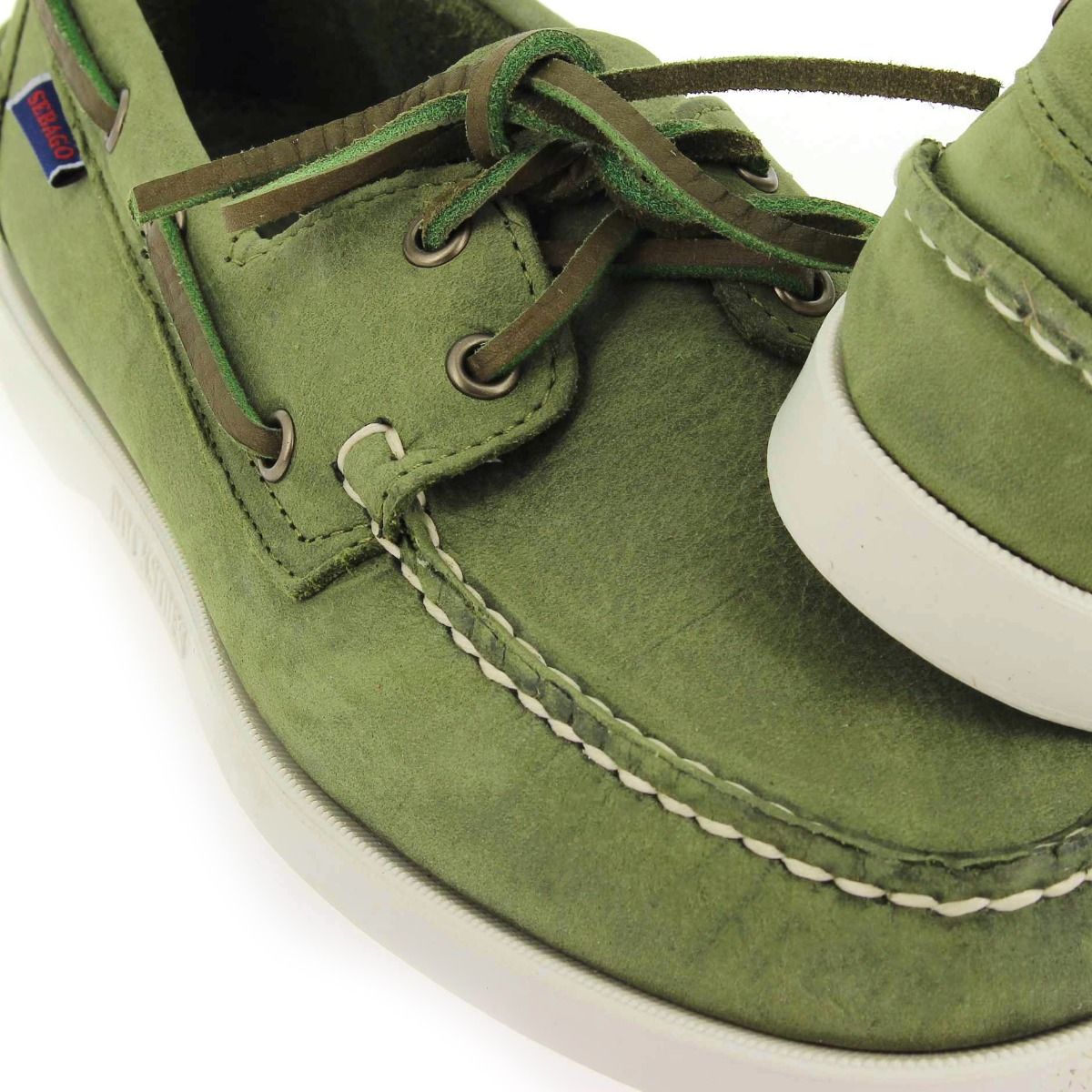 Sebago  DOCKSIDE PORTLAND CRAZY H - Kaki