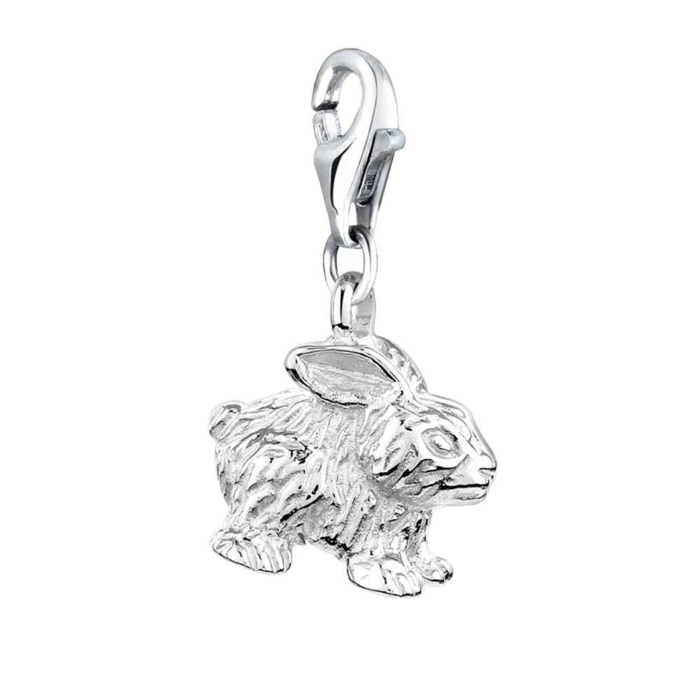 Nenalina Nenalina Amulette Anhänger Hase Ostern 925 Sterling Silber Pendentif