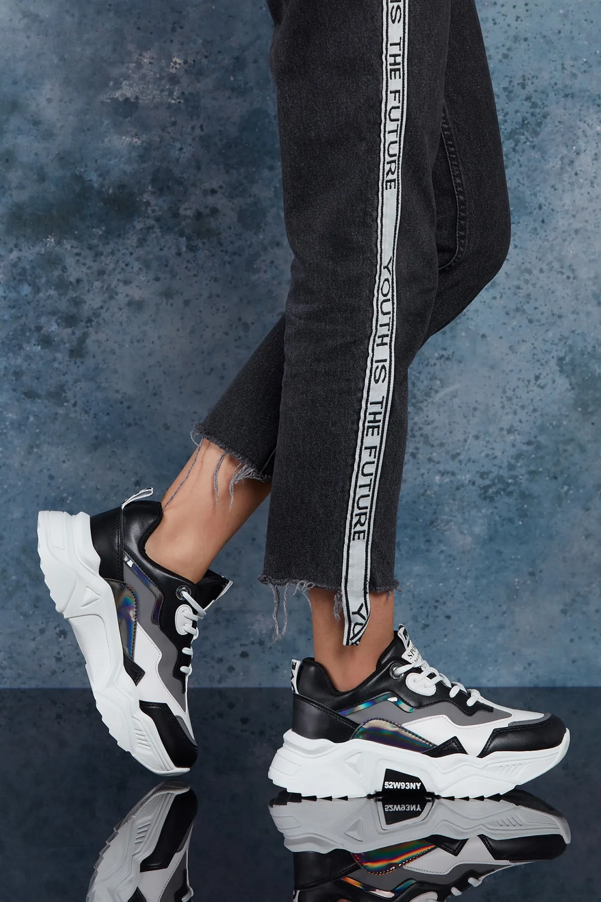 DARK SEER  Schwarz geräucherter Damen-Sneaker