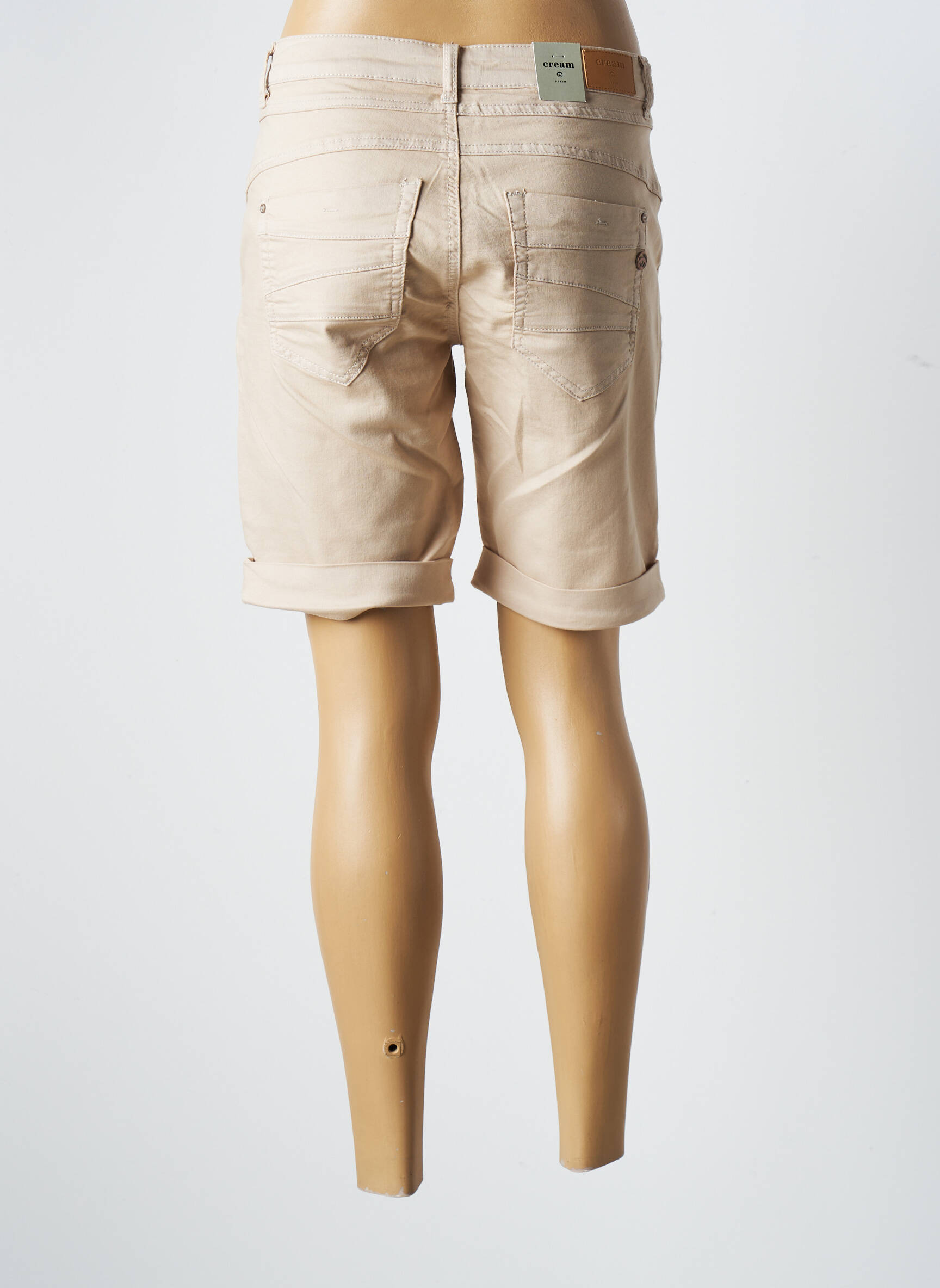 Cream Bermudas Femme couleur beige