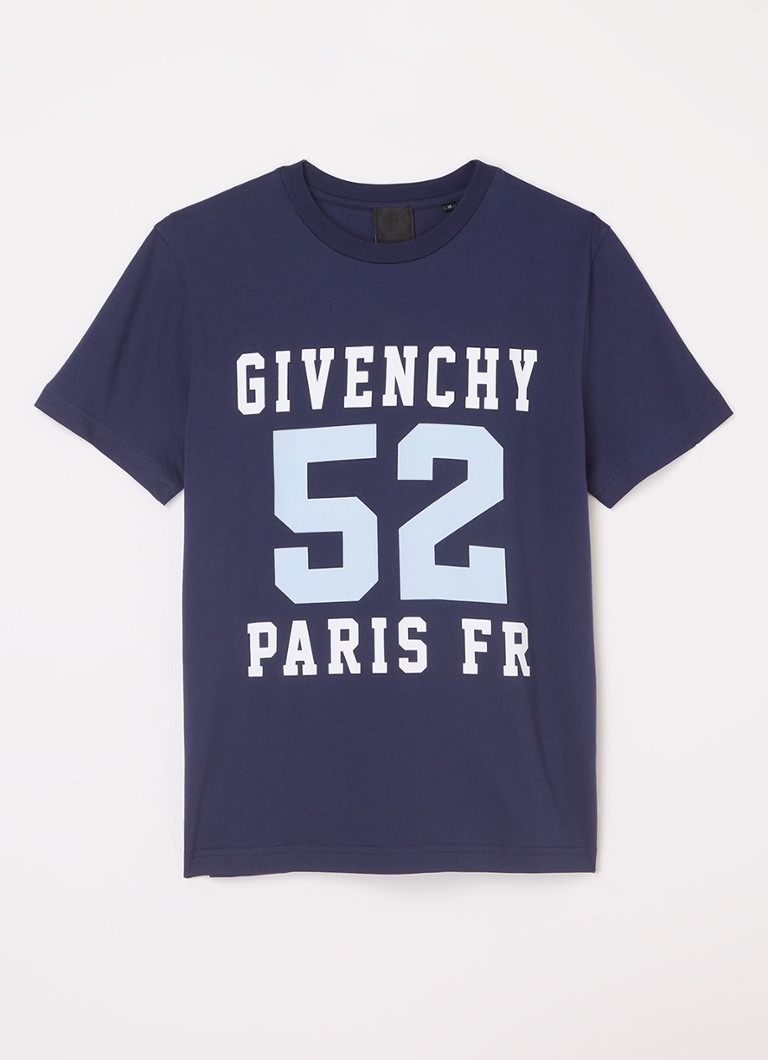 Camiseta Givenchy com logo e estampa nas costas