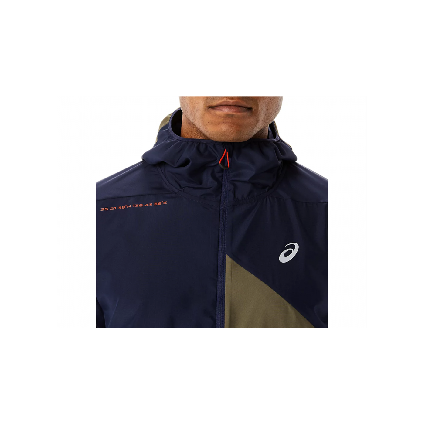 Asics Fujitrail Jacke Blau Grün F400
