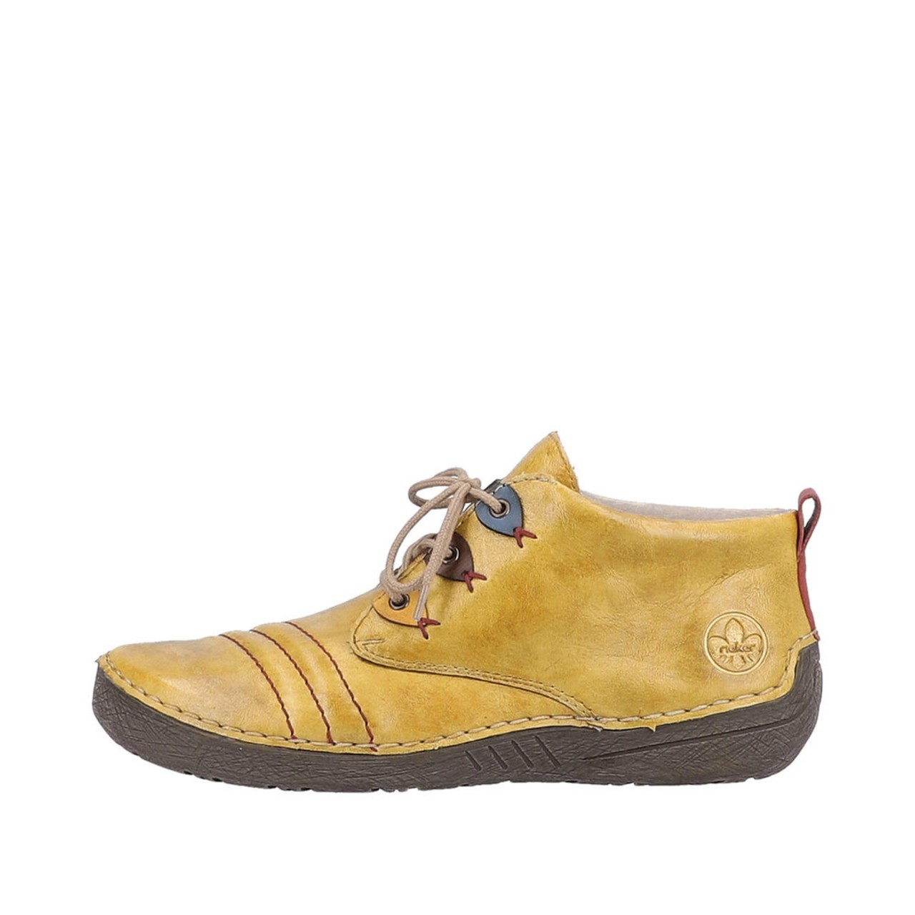 RIEKER Klassische Sandalen gelb