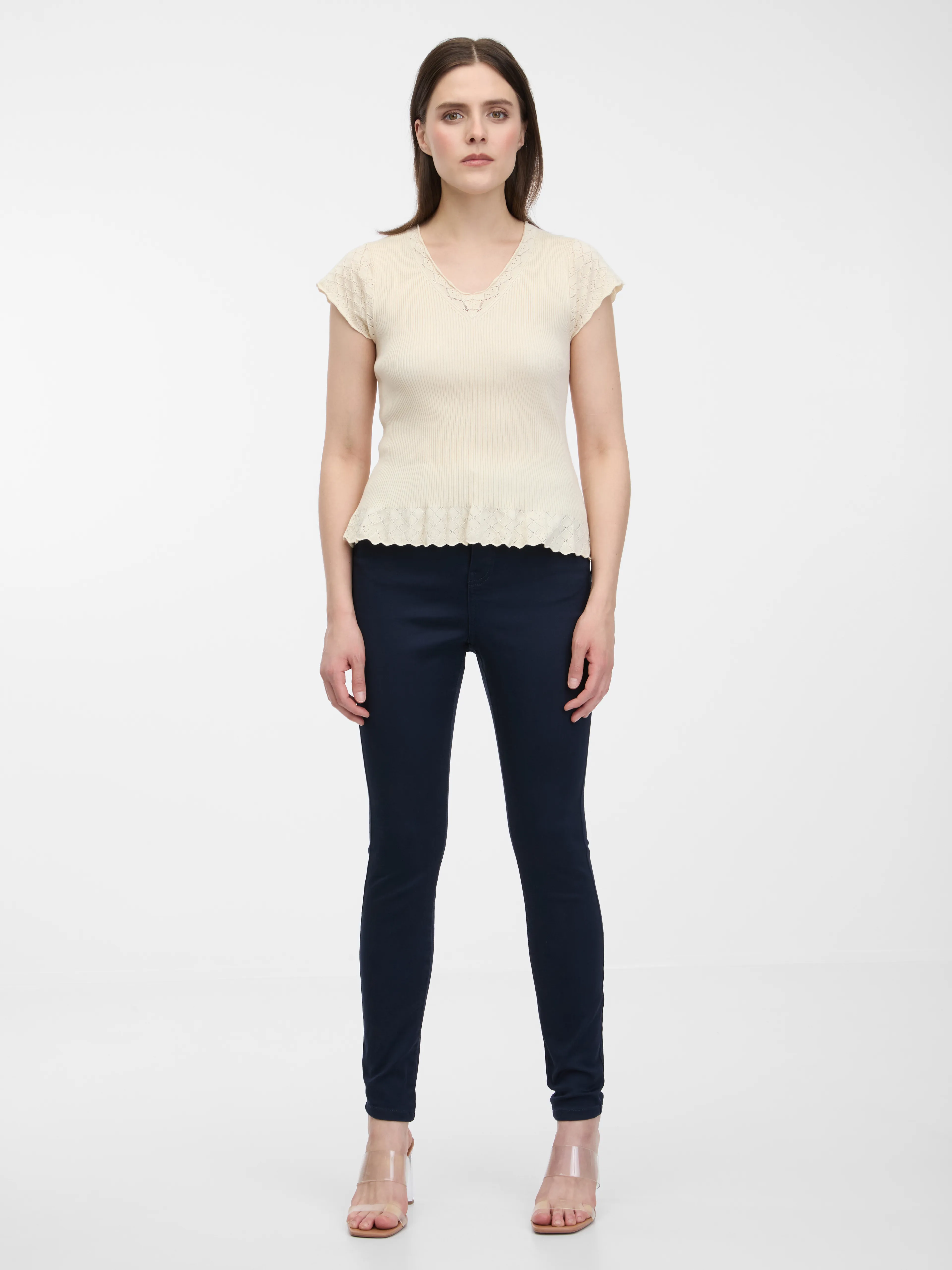 Dunkelblaue Hose Skinny Fit ORSAY