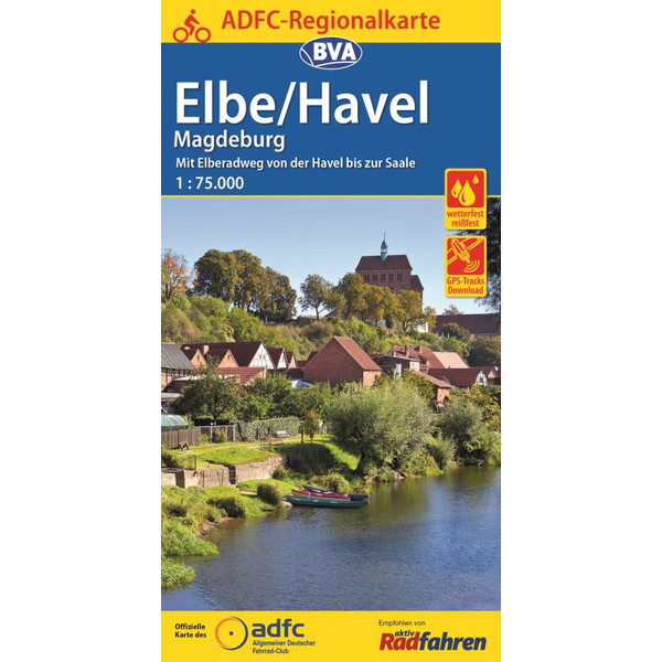 ADFC 1:75.000 ELBE/HAVEL MAGDEBURG - Fahrradkarte