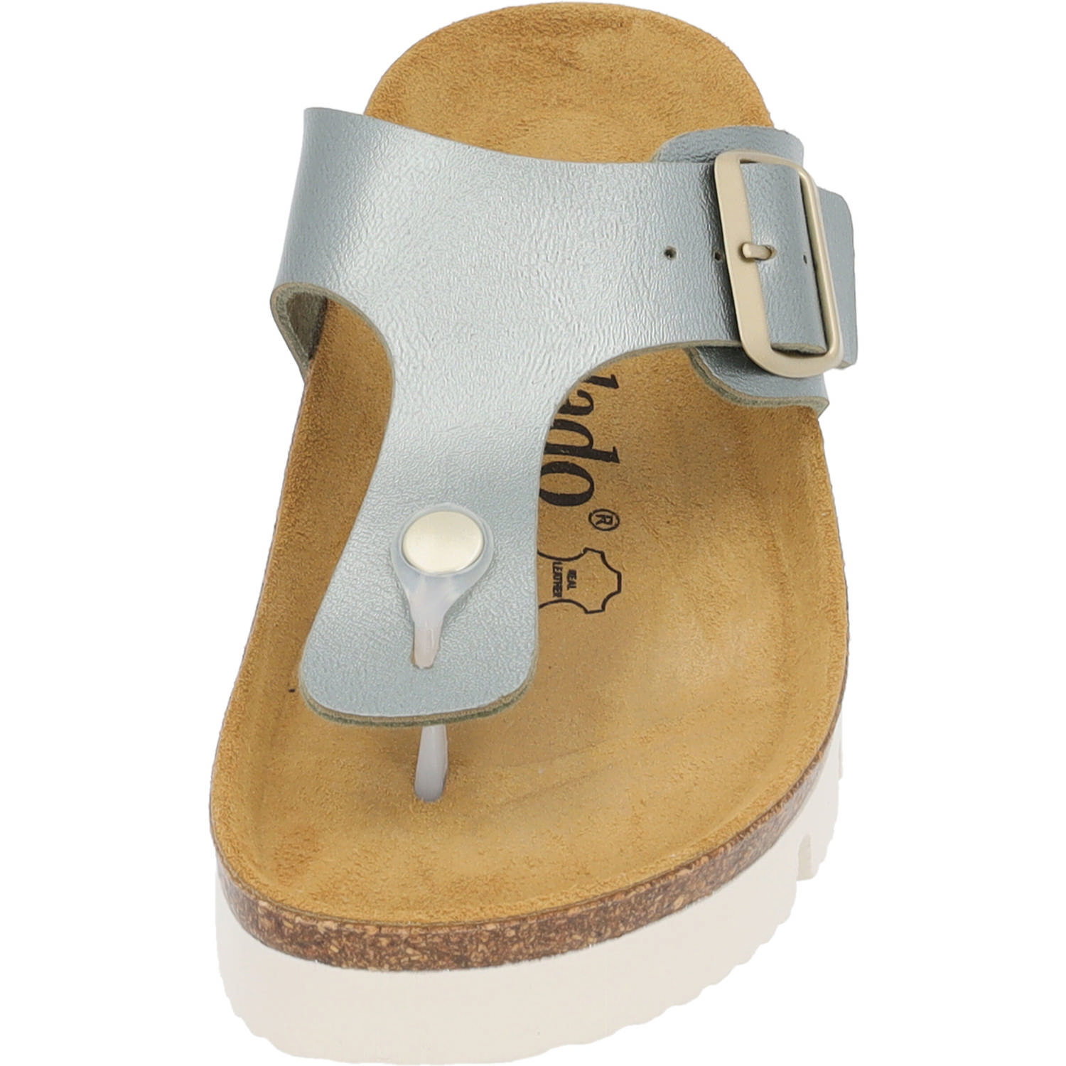 Palado Kos BEGS by Sila Sahin, Zehentrenner, Damen, Olive Metallic