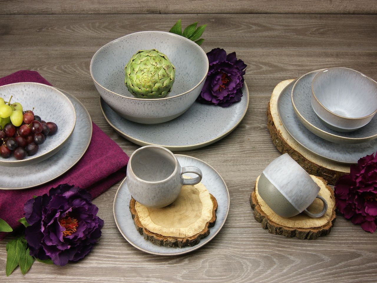 CreaTable Loft Stone Kombiservice 16-tlg