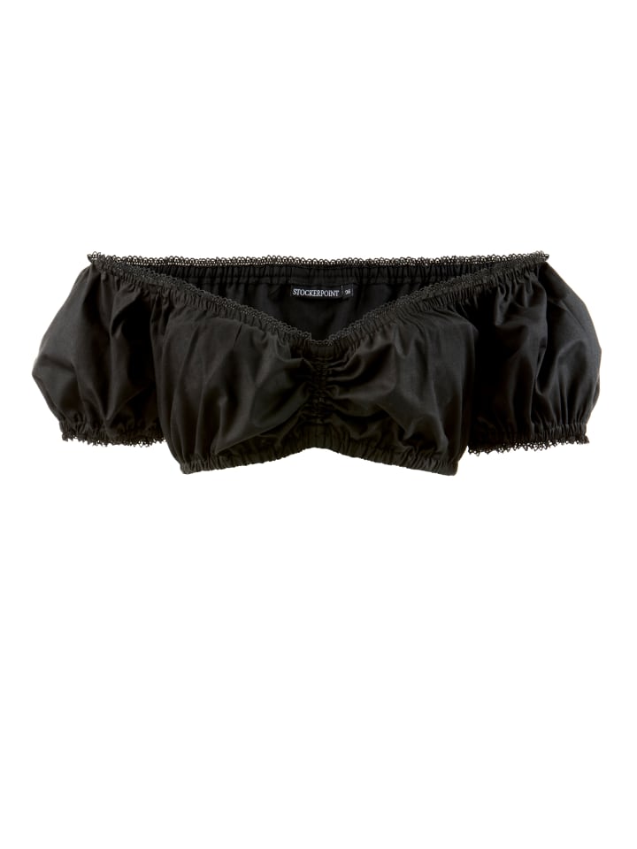 Stockerpoint Stockerpoint Dirndlbluse Georgette in schwarz günstig kaufen