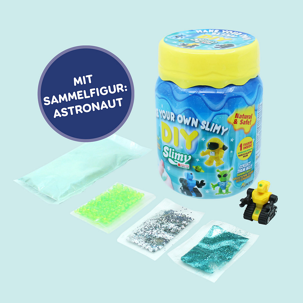 SLIMY® DIY Collectible - 500g Original Slimy Slime Spielschleim zum Selbermachen inkl. lustiger Sammelfigur