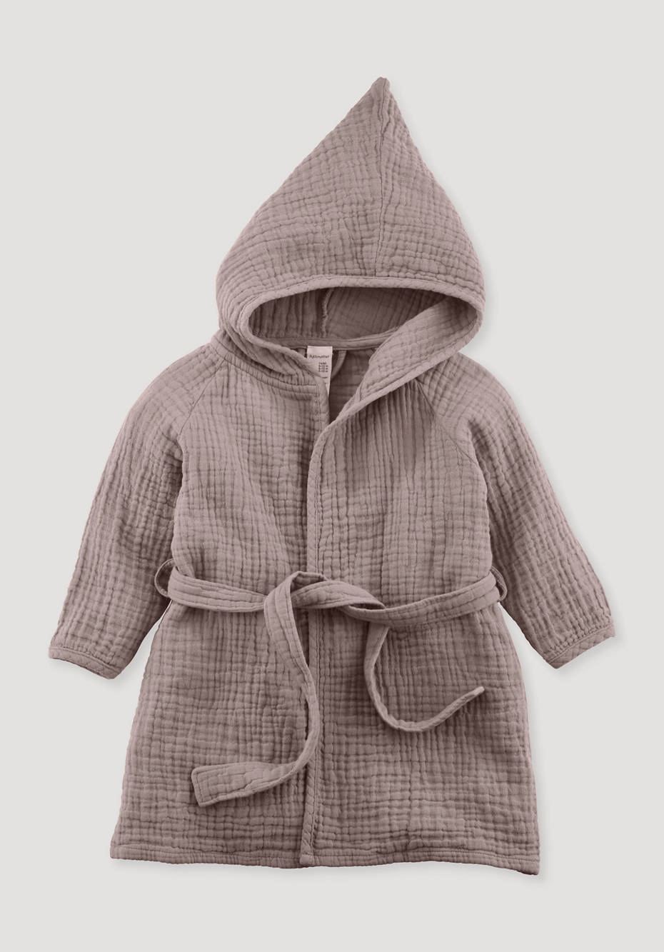 Musselin Baby-Bademantel aus reiner Bio-Baumwolle