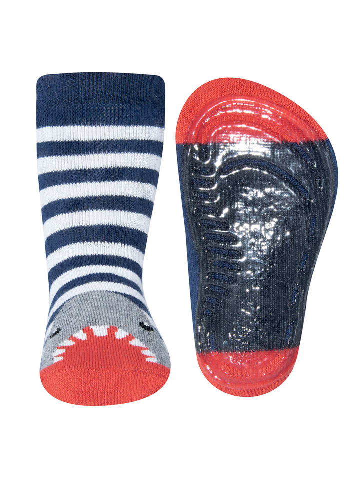 ewers 3er-Set Stoppersocken ABS 3er Pack Hai in blau günstig kaufen