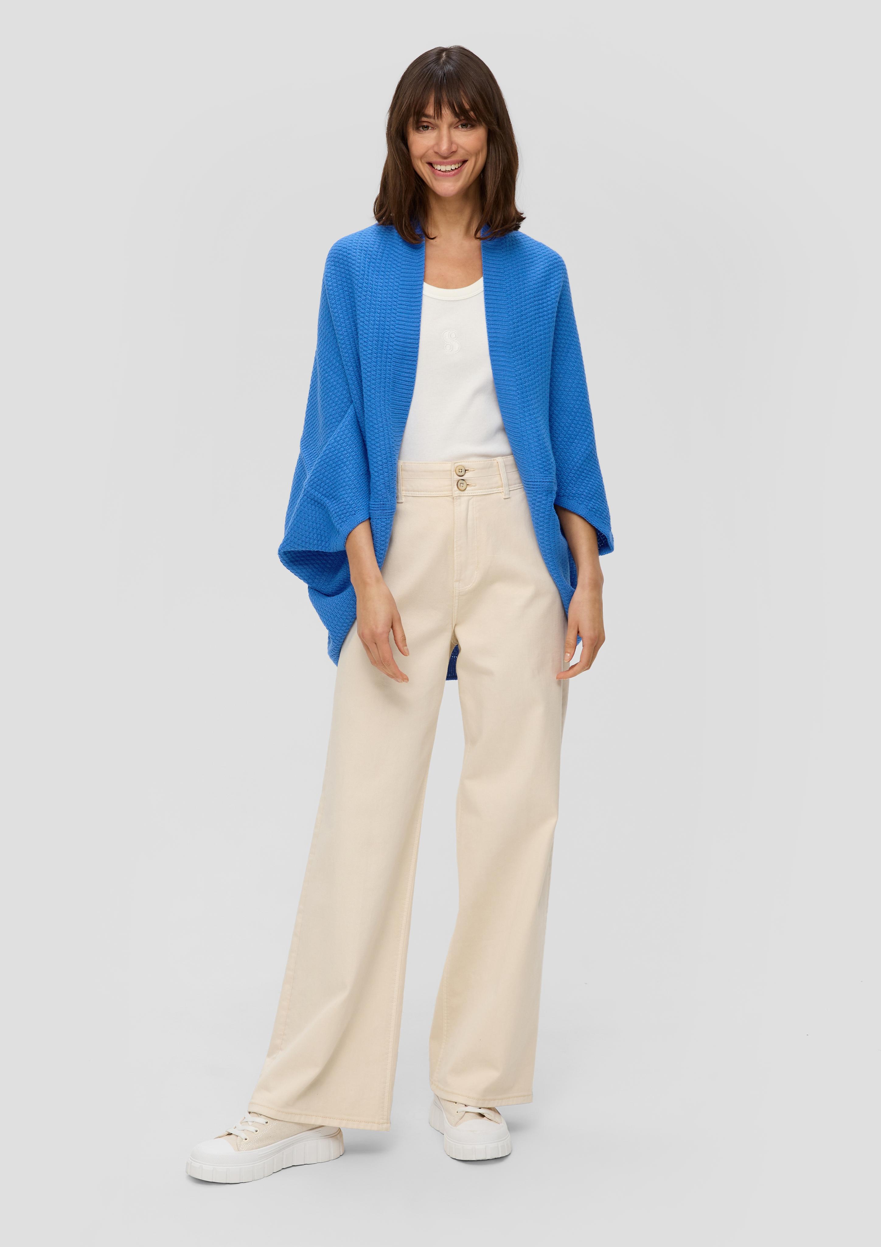 Poncho in Woll-Optik  2140537-5531