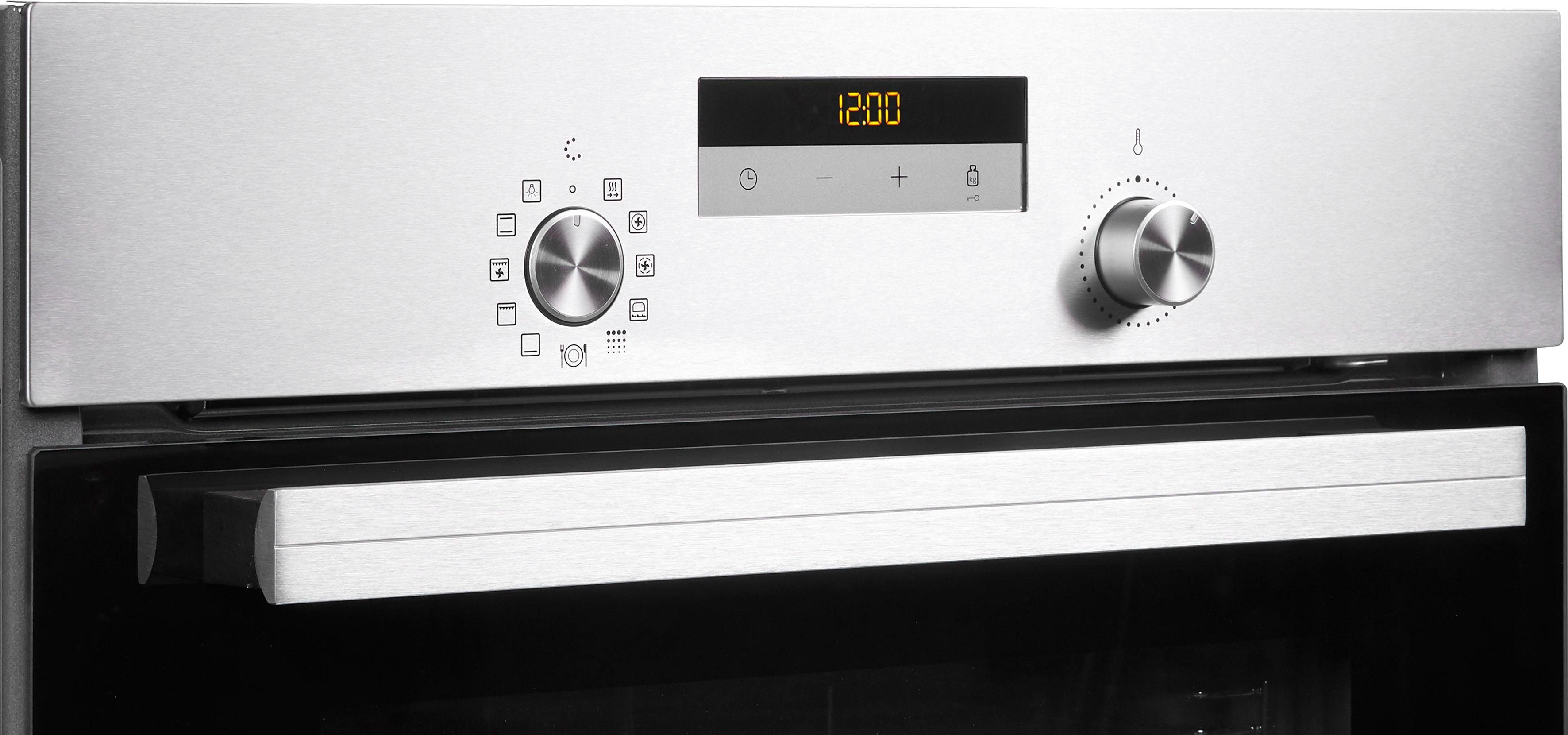 Constructa Pyrolyse Backofen CF2M77050, mit Teleskopauszug nachrüstbar, Pyrolyse-Selbstreinigung