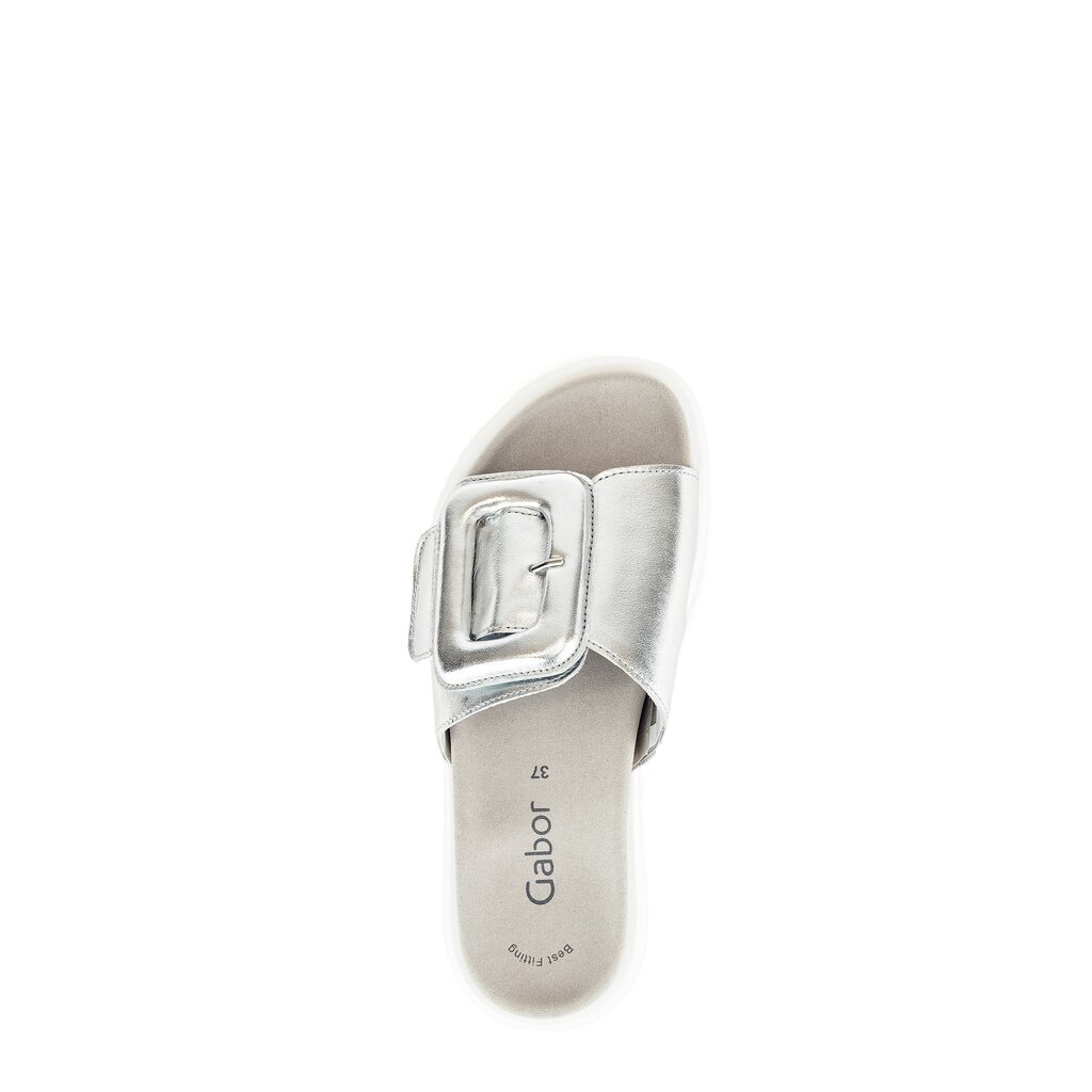 Gabor fashion Pantolette silber
