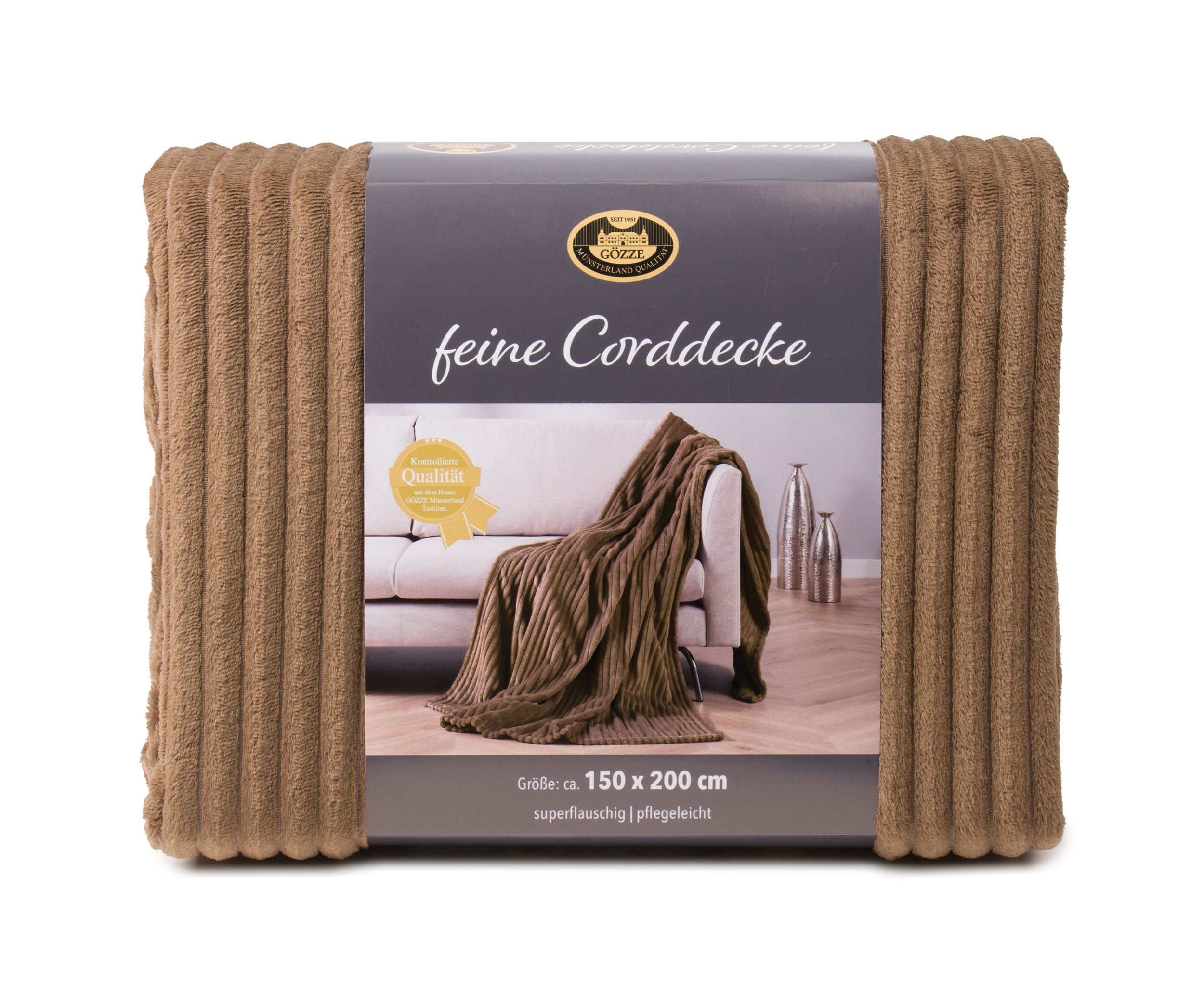GözzeFeincord-Kuscheldecke