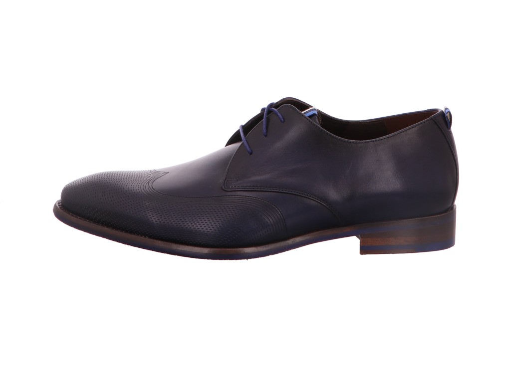 FLORIS VAN BOMMEL Business Schuhe blau Floris Dressed DarkBlue Calf