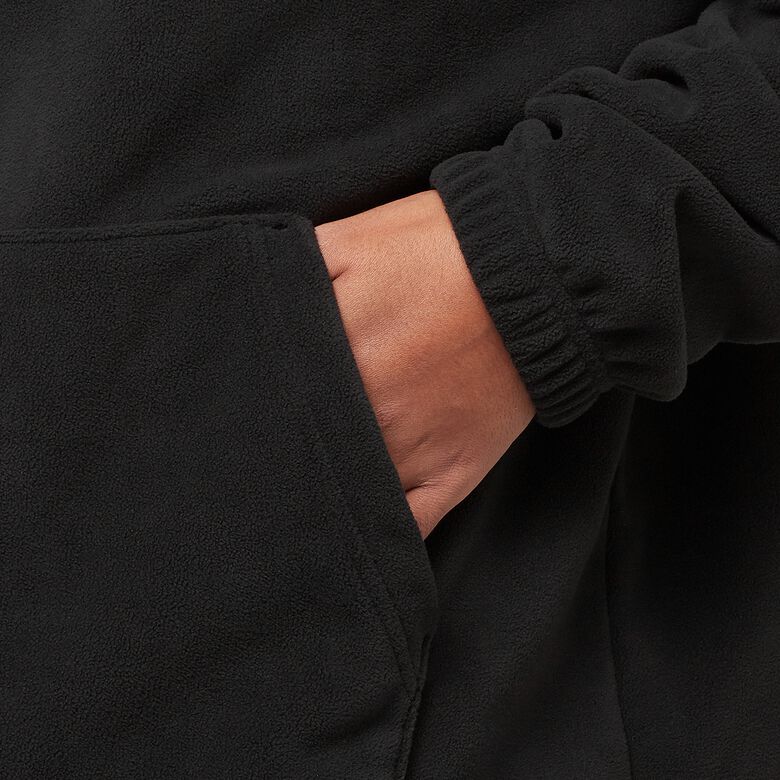 JORDAN Essential Statement Fleece Winter Half-Zip Black