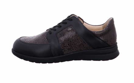 FINN COMFORT Komfort Schnürer schwarz