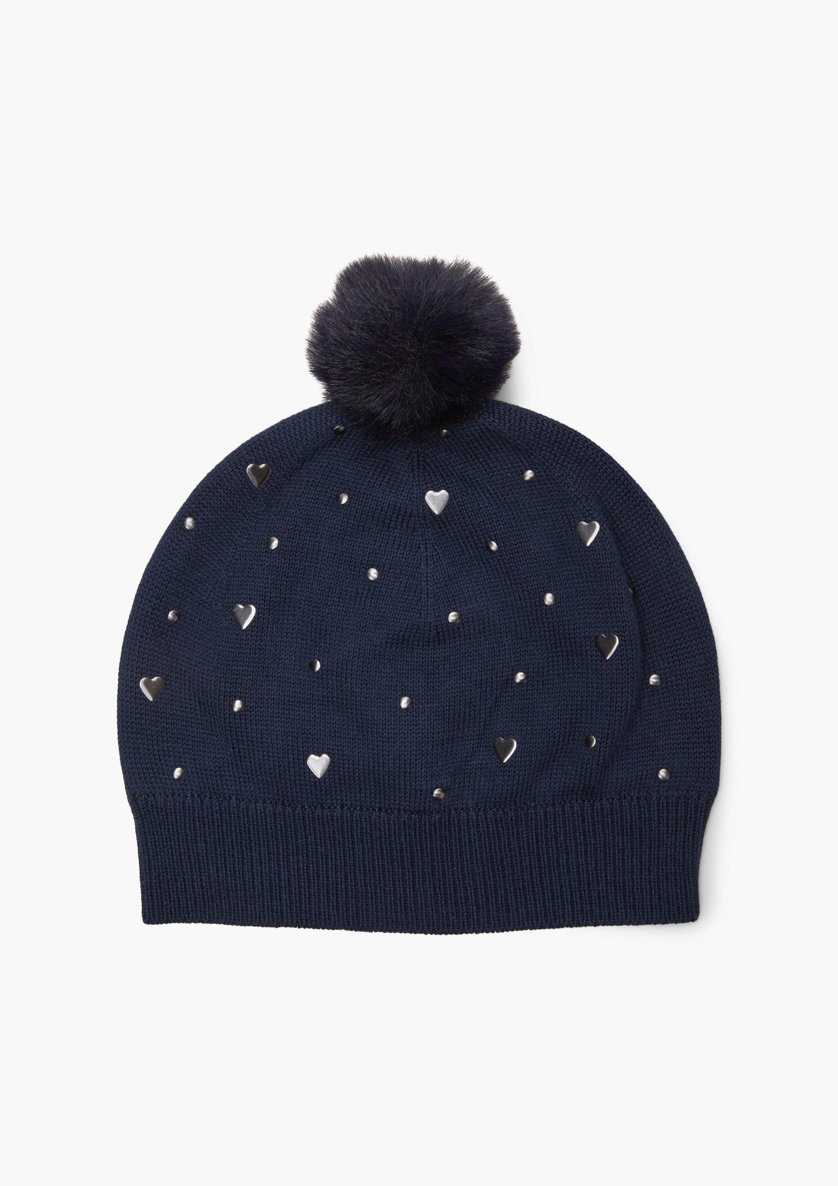 Strickmütze mit Bommel  2117308-5952