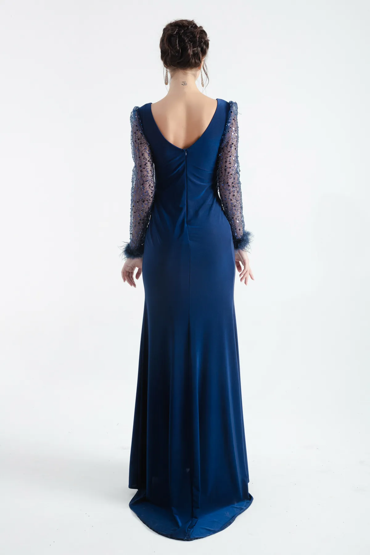 Lafaba  Abendkleid & Abschlusskleid - Dunkelblau - Meerjungfrau-Linie
